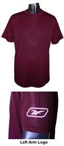 Reebok Lightweight Mesh 2 Button Henley-Closeout