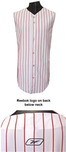 Reebok Sleeveless Button Baseball Jersey-Closeout