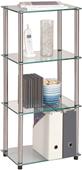 Convenience Concepts Classic Glass 4-Tier Tower Convenience Concepts Classic Glass 4-Tier Tower