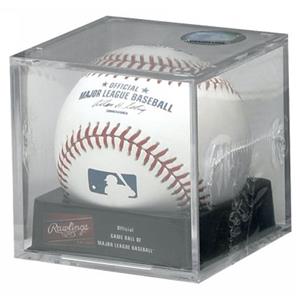 Rawlings Official MLB Baseballs in Display Cubes