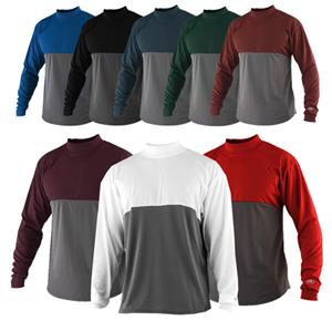 microfiber mock turtleneck