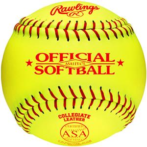 Rawlings 11" Official ASA Fast Pitch Softballs