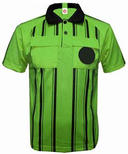 New Style Soccer Referee Jerseys Short Sleeve-LIME