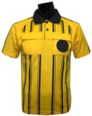 Soccer Referee Jerseys Short Sleeve-GOLD Soccer Referee Jerseys Short Sleeve-GOLD