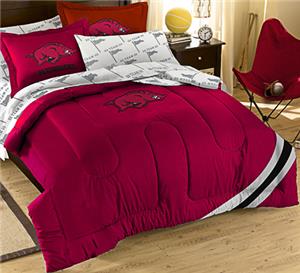 Northwest NCAA Arkansas Full Bed in Bag Set