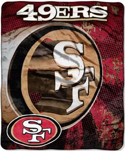 Northwest NFL San Francisco 49ers Grunge Throws