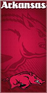 Northwest NCAA University of Arkansas Beach Towel
