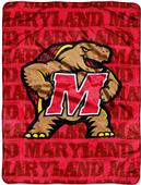 Northwest NCAA Maryland Grunge Raschel Throw