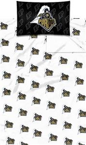 Northwest NCAA Purdue University Twin Sheet Set