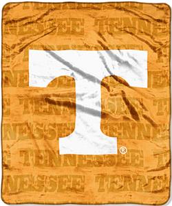 Northwest NCAA Tennessee Grunge Raschel Throw