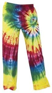 Boxercraft Womens Rainbow Swirl Tie Dye Pants
