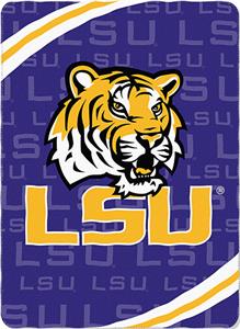 Northwest NCAA LSU 62"x90" Fleece Force Throw