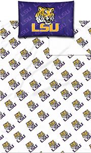 Northwest NCAA LSU Twin Sheet Set