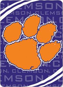 Northwest NCAA Clemson Univ. Fleece Force Throw