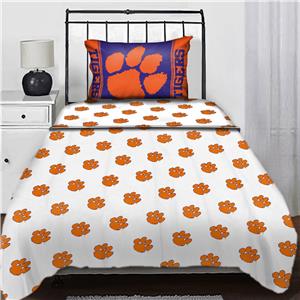 Northwest NCAA Clemson Univ. Twin Sheet Set