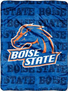 Northwest NCAA Boise State Grunge Raschel Throw