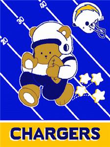 Northwest NFL San Diego Chargers Baby Throws