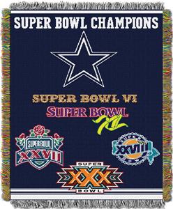 Northwest NFL Dallas Cowboys 48"x60" Throws