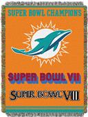 Northwest NFL Miami Dolphins 48"x60" Throws