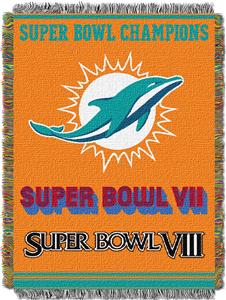 Northwest NFL Miami Dolphins 48"x60" Throws
