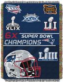 Northwest NFL New England Patriots 48"x60" Throws