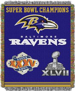 Northwest NFL Baltimore Ravens 48"x60" Throws