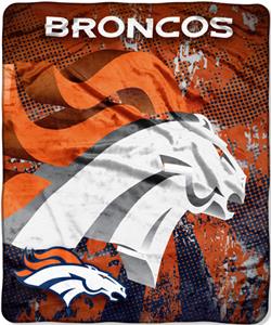 Northwest NFL Denver Broncos Grunge Throws