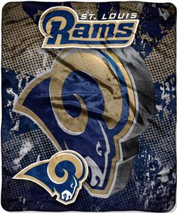Northwest NFL St. Louis Rams Grunge Throws