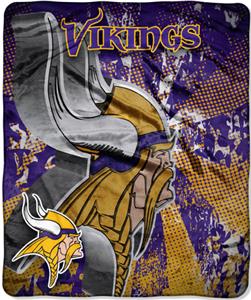 Northwest NFL Minnesota Vikings Grunge Throws