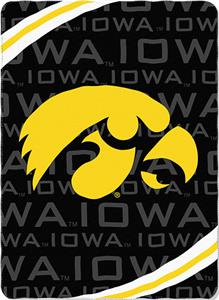 Northwest NCAA Univ. of Iowa Fleece Force Throw
