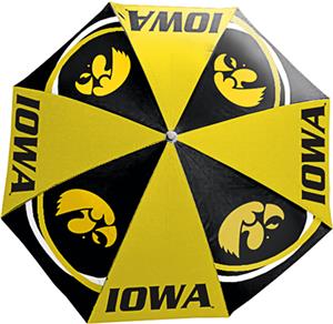 Northwest NCAA University of Iowa Beach Umbrella