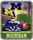 Northwest NCAA Michigan HFA Tapestry Throw Northwest NCAA Michigan HFA Tapestry Throw