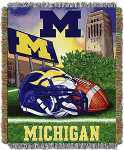 Northwest NCAA Michigan HFA Tapestry Throw