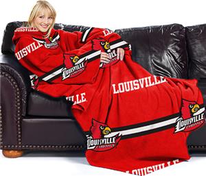 Northwest NCAA Louisville Comfy Throw (Stripes)