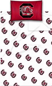 Northwest NCAA South Carolina Twin Sheet Set