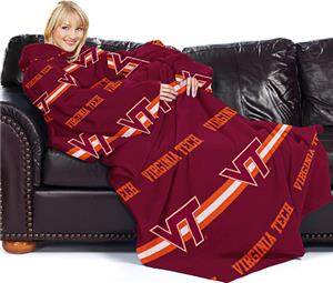 Northwest NCAA Virginia Tech Comfy Throw (Stripes)