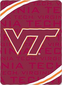 Northwest NCAA Virginia Tech Fleece Force Throw