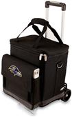 Picnic Time NFL Baltimore Ravens Cellar w/Trolley Picnic Time NFL Baltimore Ravens Cellar w/Trolley