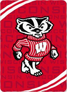 Northwest NCAA Wisconsin Fleece Force Throw