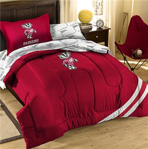Northwest NCAA Wisconsin Twin Bed in Bag Set