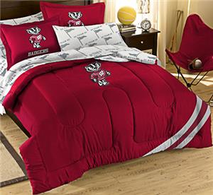 Northwest NCAA Wisconsin Full Bed in Bag Set