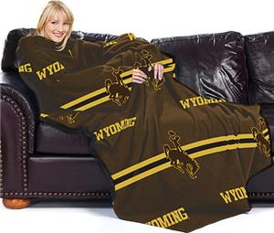 Northwest NCAA Wyoming Comfy Throw (Stripes)