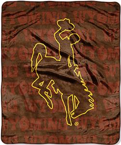 Northwest NCAA Wyoming Grunge Raschel Throw