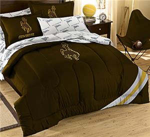 Northwest NCAA Univ of Wyoming Full Bed in Bag Set
