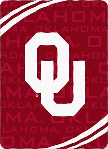 Northwest NCAA OU 62"x90" Fleece Force Throw