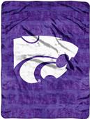 Northwest NCAA K-State Grunge Raschel Throw