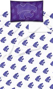 Northwest NCAA K-State University Twin Sheet Set