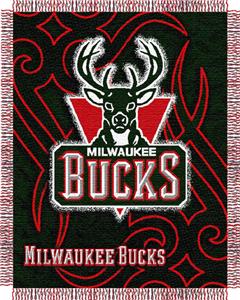 Northwest NBA Milwaukee Bucks 48"x60" Woven Throw