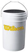 Wilson Ball Bucket with Cushion Lid WTA3948 Wilson Ball Bucket with Cushion Lid WTA3948
