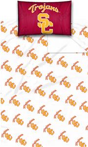Northwest NCAA USC Twin Sheet Set